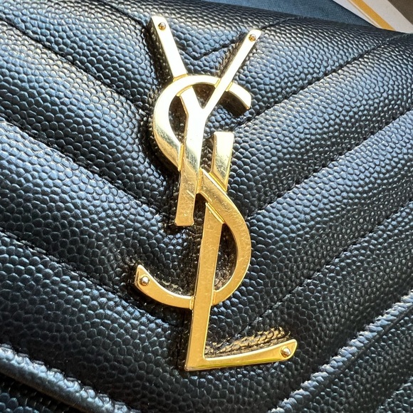 YSL cassandre envelope wallet on chain - Picture 4 of 13